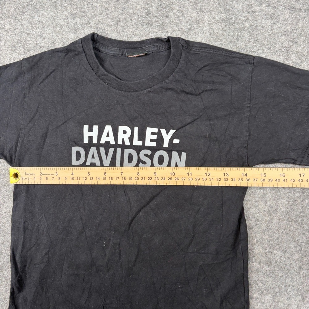Harley Davidson T-Shirt Youth Small Black Bluegrass Louisville KY Graphic Tee - Picture 4 of 7
